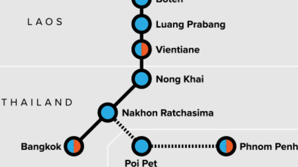 Belt and Road maps show how far China’s freight railways run in Asia