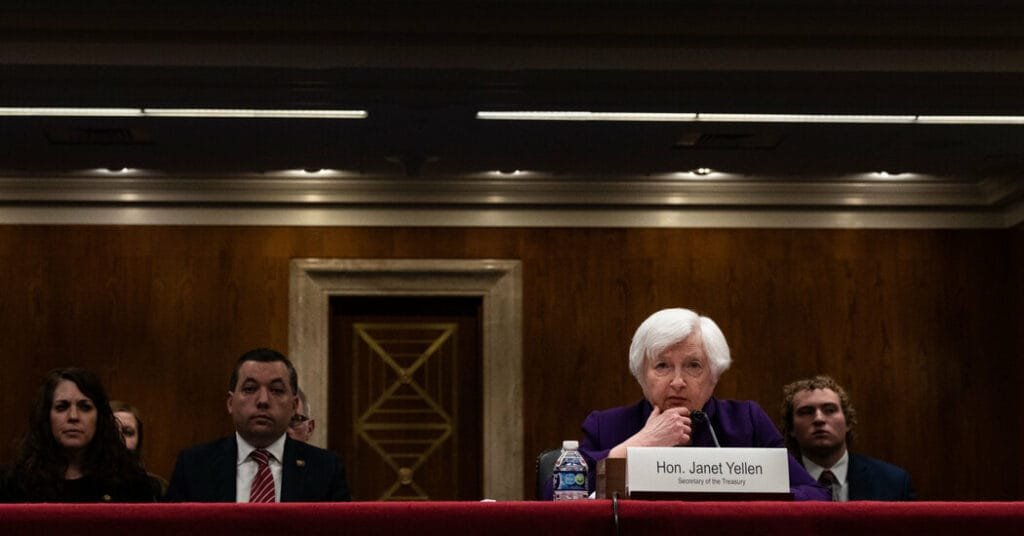 Yellen Calls Invoking 14th Amendment to Raise Debt Limit ‘Legally Questionable’