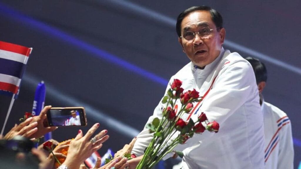 Thai candidates parade through Bangkok before Sunday vote