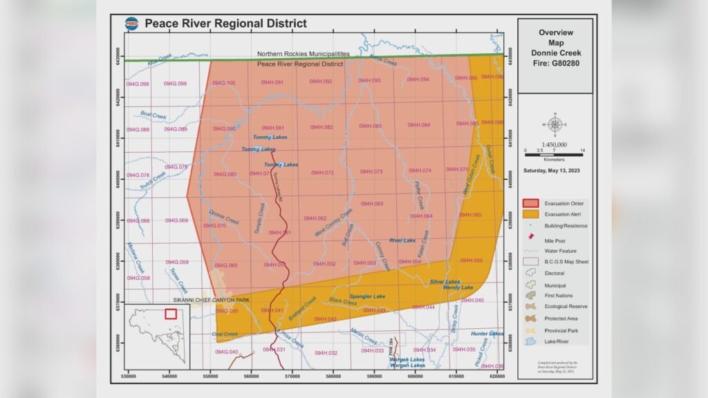 Evacuation order issued for B.C.’s oil and gas country