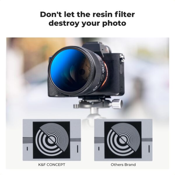 Ultimate K&F Concept 55mm Filter Trio: UV, CPL, & ND4 with Cleaning Essentials and Pouch! - Image 7