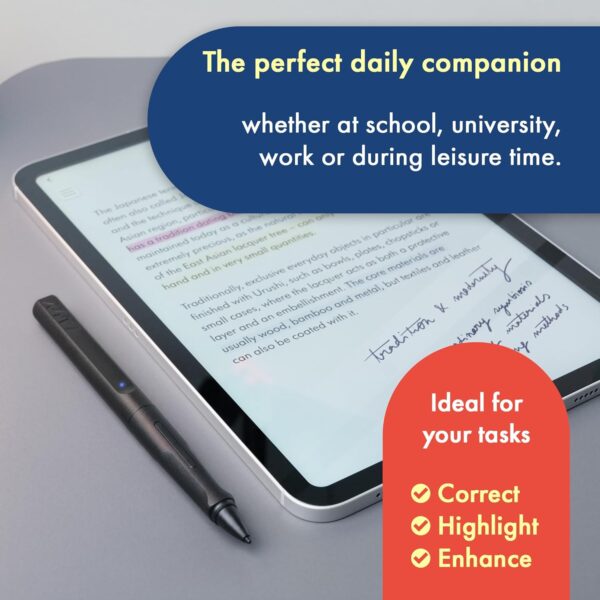 Luminous LAMY Safari Note+ Red: The Ultimate iPad Stylus with Palm Rejection and Tilt Sensitivity - Image 7
