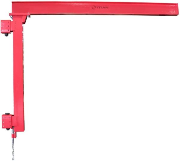 Titan Distributors Inc. Wall Mounted Cantilever Crane 1,000 LB Capacity 180 Degree Rotation Steel I-Beam 69.5” High - Image 5