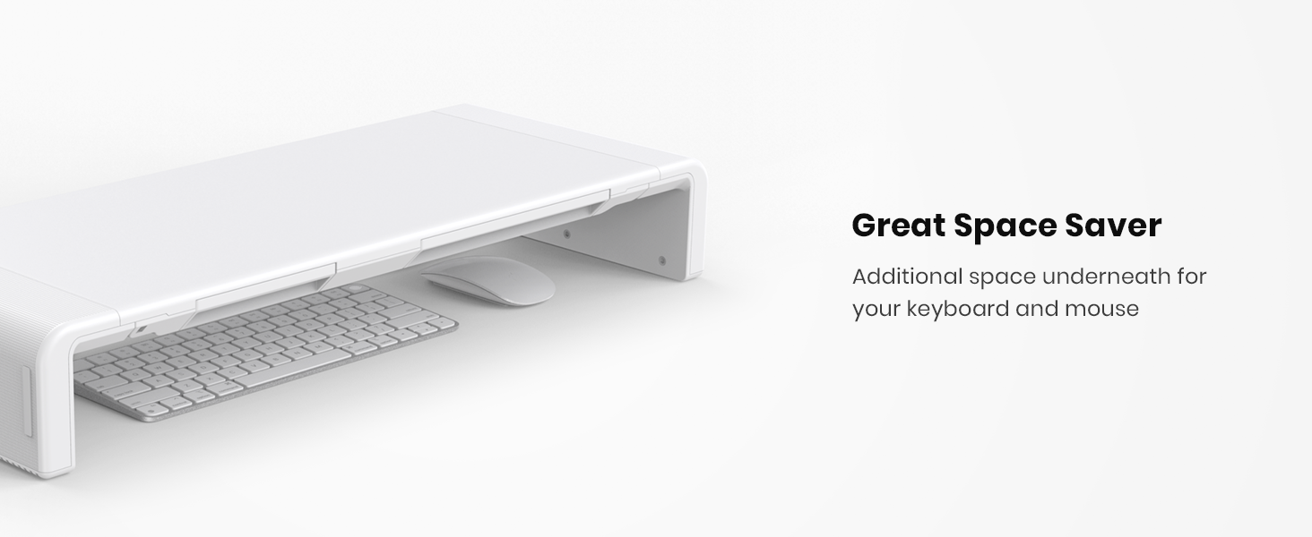 Elevate Your Workspace: Klearlook's Foldable, Height-Adjustable Monitor Stand with Storage and Device Holder in White 16 50e303fd 3d4c 468d 981a 1e4d9b2cd328. CR0,0,1464,600 PT0 SX1464 V1