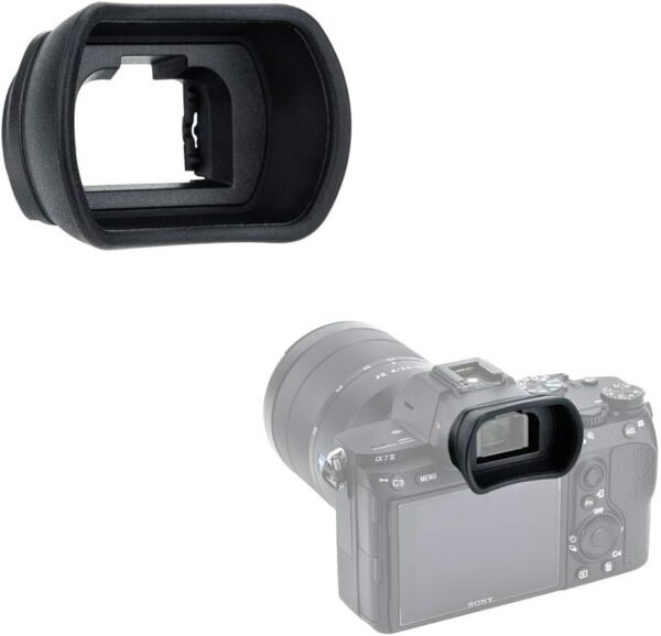 Kiwifotos Soft Long FDA-EP18 Viewfinder Eyecup Eyepiece for Sony A7 A7II A7III A7R A7RII A7RIII A7RIV A7S A7SII A9 Camera for Sony A7 III A7 II A7 A7R IV A7R III A7R II A7R A7S II A7S A9 Camera