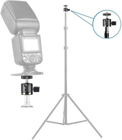 Elevate Your Photography: UTEBIT 360° Mini Ball Head Tripod Adapter - Sleek Aluminium Design for DSLRs and More! - 이미지 7