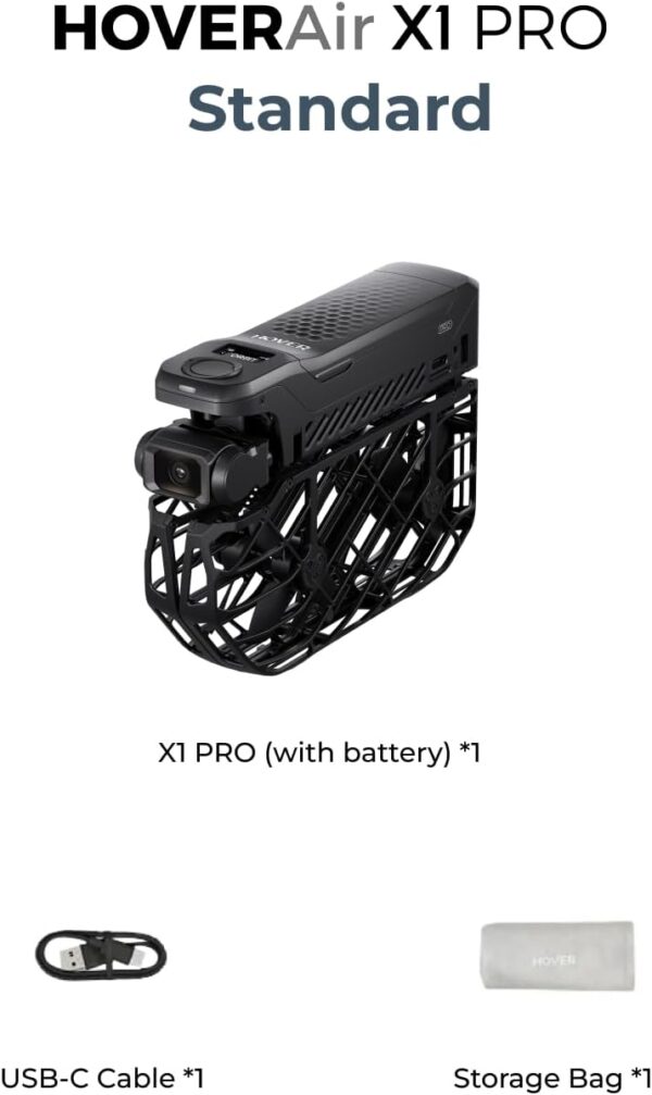 X1 PRO 4K Action Flying Camera, Foldable Drone with Camera with 42 KM/H Follow Speed, 10+ Fully Automatic Flight Modes, Fly Anywhere with OmniTerrain, SmoothCapture 2.0(Standard) - Image 9