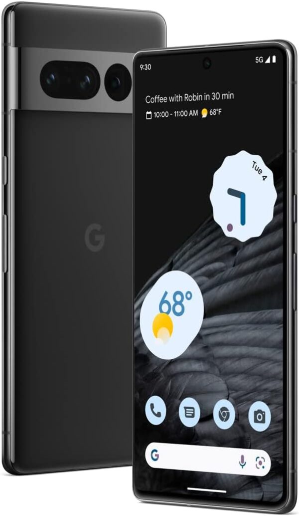 Revitalize Your Connectivity: Google Pixel 7 Pro 5G with 128GB Storage & 12GB RAM - Obsidian (Renewed) - Image 5