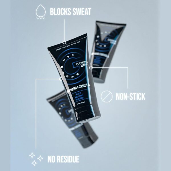 Stops sweat on hands & feet - Improves performance - Total Grip Solution endorsed by worlds top athletes in multiple sports + pro gamers. Leading dry hand formula for Hyperhidrosis - Image 3