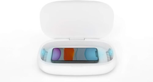 Ultimate 2-in-1 UV-C Phone Sanitizer and Fast Wireless Charging Oasis with Aromatherapy Boost!