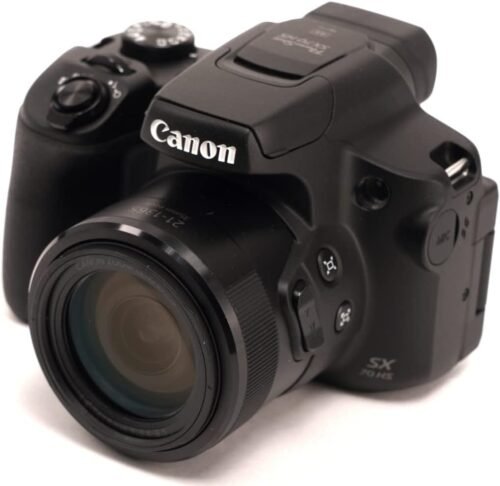 Capture Every Moment: Canon Powershot SX70 - 20.3MP, 65x Zoom, 4K Magic!