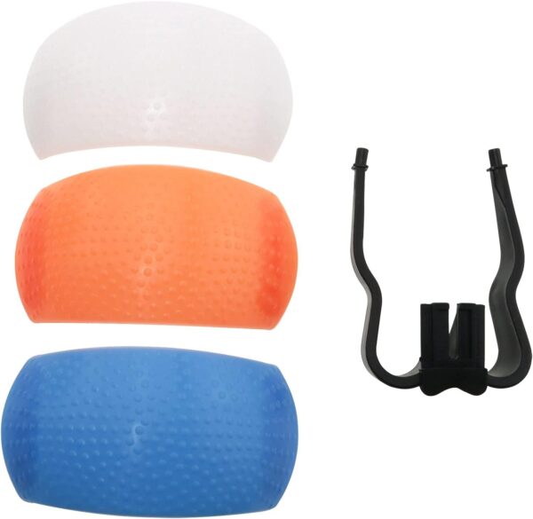 Diffuser Cover 1Set 3 Color 3 in 1 Pop-Up Flash Diffuser Cover with Bracket for DSLR Cameras Flash Bounce Diffuser Cover