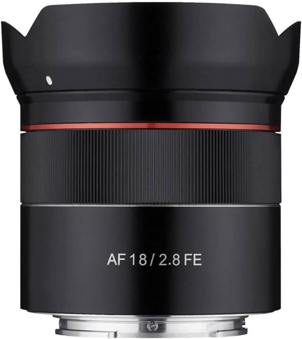 Samyang SYIO18AF-E AF 18mm F2.8 Wide Angle auto Focus Full Frame Lens for Sony E Mount, Black - Image 6