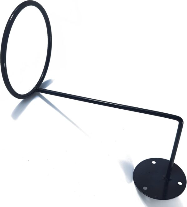 TIHOOD 6PCS Motorcycle Helmet Rack, Metal Helmet Hanger, Wall Mounted Helmet Holder, Ball Rack and Hat Rack, Multifunctional Helmet Rack - Image 5