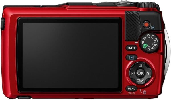 OM System Tough TG-7 Red Underwater Camera, Waterproof, Freeze Proof, High Resolution Bright, 4K Video 44x Macro Shooting (Successor Olympus TG-6) - Image 3