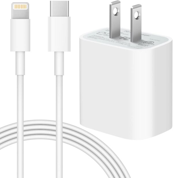 iPhone 14 13 12 Charger Fast Charging 20W PD USB C Wall Charger with 6FT Fast Charging Cable Compatible iPhone 14/13/12/11/Pro/Pro Max/Mini/Xs Max/XR/X, iPad - Image 4