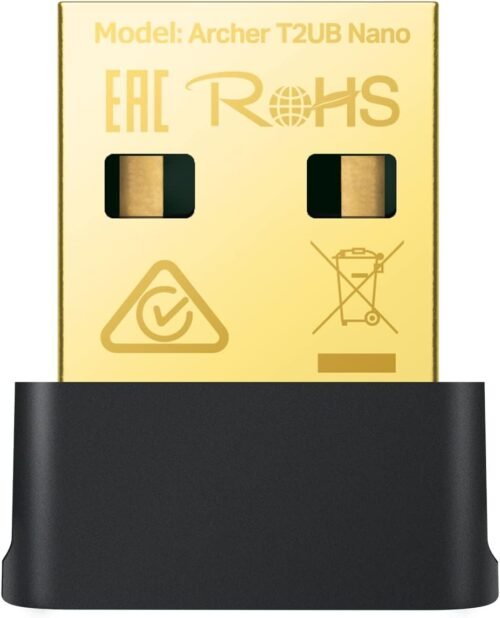 "Unlock High-Speed Connectivity: TP-Link Archer T2UB Nano 2-in-1 USB Bluetooth WiFi Adapter AC600 for Your Desktop!"