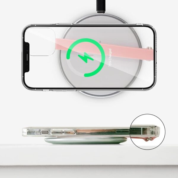 C-Shaped Clip Finger Phone Grip, Sinjimoru Silicone Cell Phone Strap for Phone Case with Clip as Phone Loop Holder for iPhone Case & Samsung Phone. Sinji Loop Clip Black 200 - Image 4