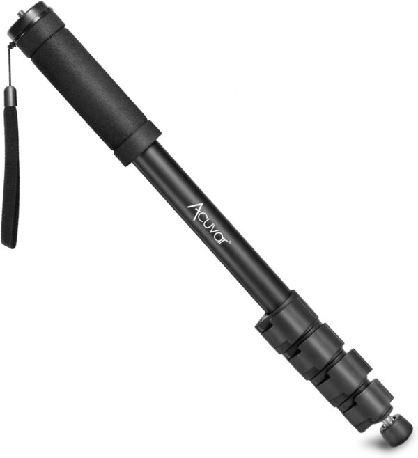 Unlock Your Photography Potential: The Ultimate 62" Acuvar Monopod with Safety Strap & Versatile Extending Design for All Camera Types