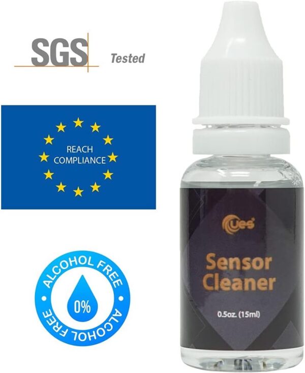 Ultimate 14-Piece Full Frame Camera Care Kit: Precision Sensor Swabs & 15ml Cleaner for Sony, Nikon, and Canon - Image 2