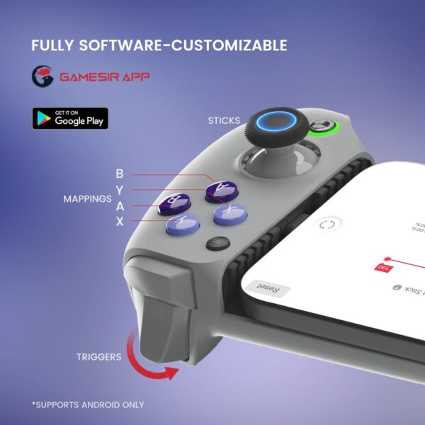 GameSir G8 Galileo: The Ultimate Plug-and-Play Mobile Gamepad for Android & iPhone 15 with Precision Hall Effect Controls - Image 8