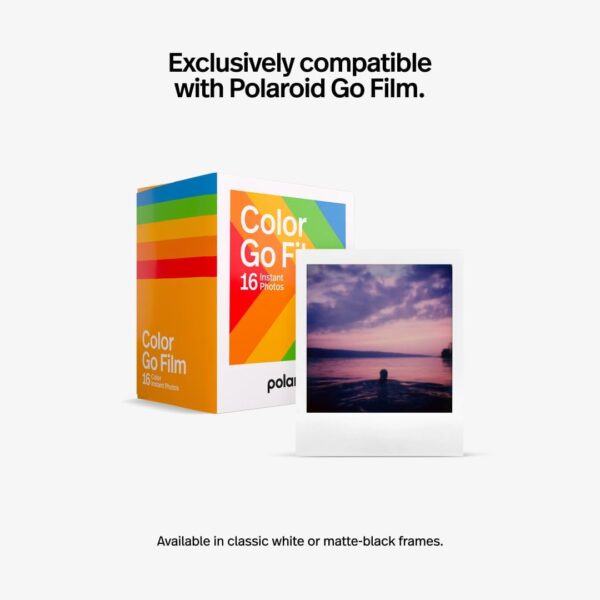 Polaroid Go Gen 2: Stylish Mini Instant Camera Bundle with Film for Capturing Memories (16 Shots Included) - Sleek Black Edition - Image 8