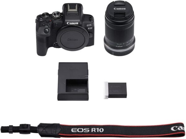 Unleash Your Creativity: Canon EOS R10 Mirrorless Vlogging Kit with Versatile RF-S18-150mm Lens - Image 2
