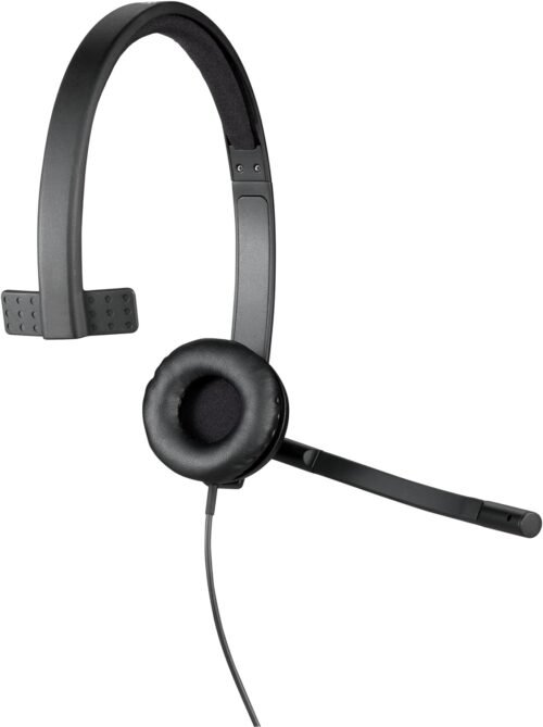 "Experience Clarity: Logitech H570e Mono Headset with Noise-Canceling Mic & Easy Controls" - 이미지 2