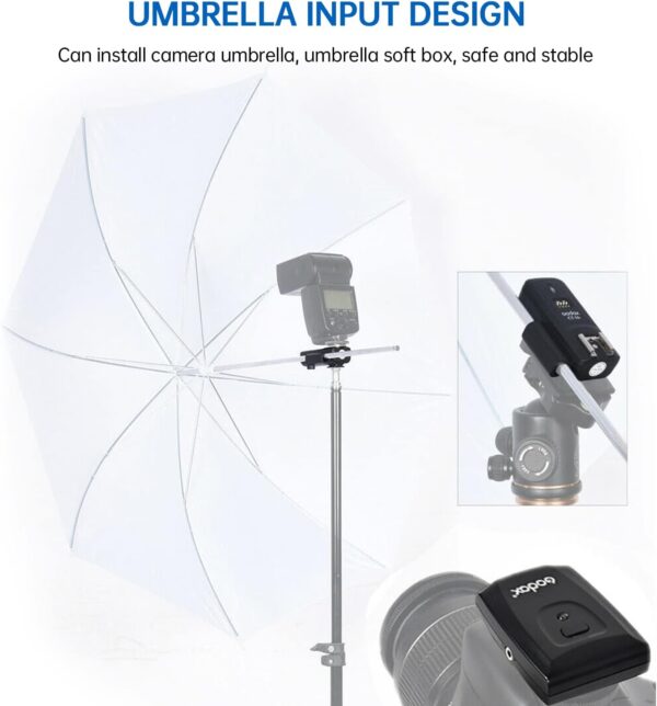 Godox CT-16 Wireless Radio Flash Trigger Receiver Kit,Fit Compatible for Canon Nikon Pentax DSLR Camera Studio 3 in 1 Flash Transmitter and Receiver - Image 5