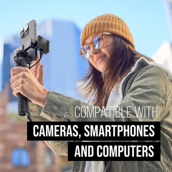 RODE Wireless PRO Compact Wireless Microphone System with Timecode, 32-bit Float On-board Recording, 2 Lavalier Microphones and Smart Charge Case for Filmmaking and Content Creation - Image 5