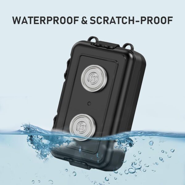 Magnetic Key Box, Hide A Key Magnetic Car Key Holder Key Hider, Waterproof Hidden Key Holder Car Key Case for Outdoor Travel, Magnetic Key Box for Under Car Vehicles (2, Black) - Image 3