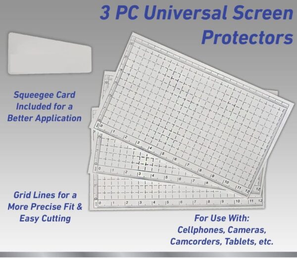 "Ultimate Protection: Trio of 5" Screen Shields for All Your Devices - Includes Microfiber Magic!" - Image 2