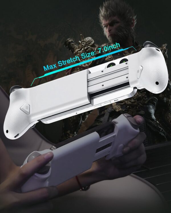 ATUTEN Phone Gaming Controller for iPhone 15/16 and Android (USB-C), Turn Your Phone into a Gaming Console, Play Ps Portal, Roblox, Cloud Game, Xbox, App Games, Dual Hall Linear Trigger - Image 3