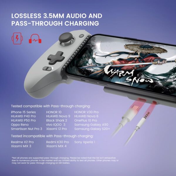 GameSir G8 Galileo: The Ultimate Plug-and-Play Mobile Gamepad for Android & iPhone 15 with Precision Hall Effect Controls - Image 6
