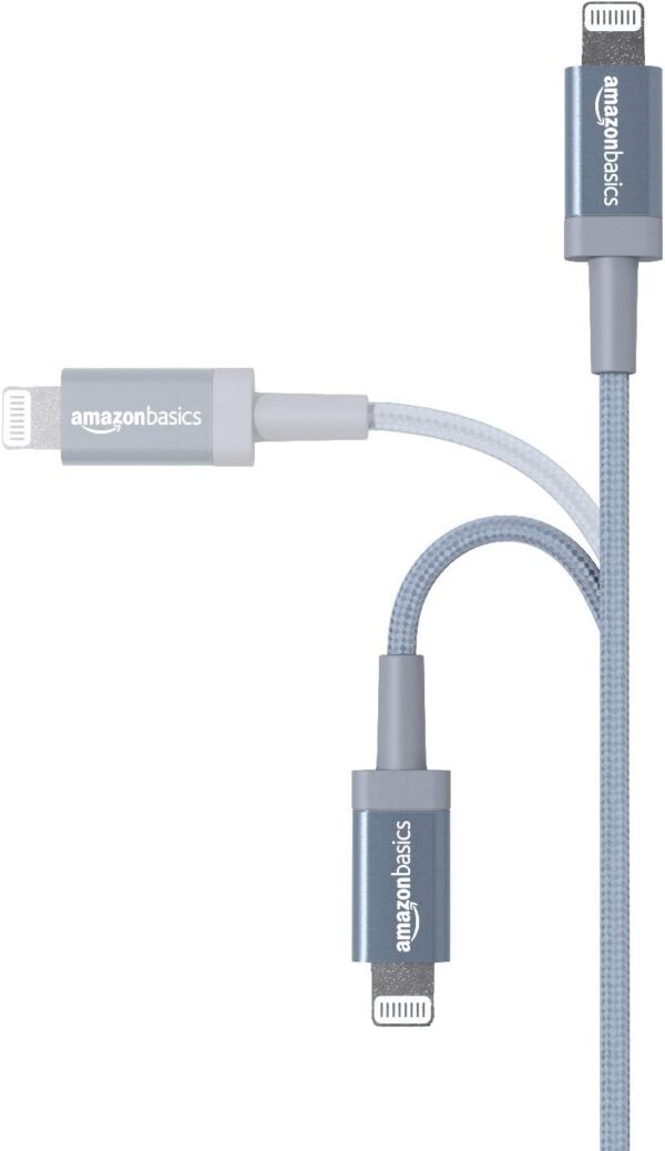 Ultimate 6ft Nylon Braided Lightning Charger: MFi Certified Cord for All Your Apple Devices! - Image 2