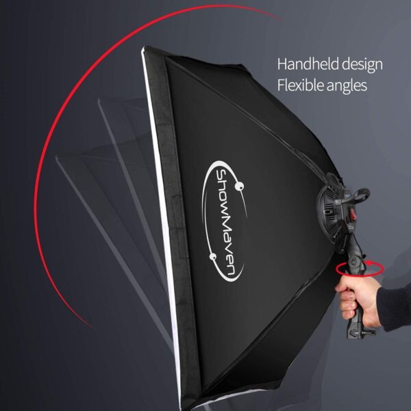 Versatile 45W Dimmable LED Lighting Kit with Dual Color Temperature and 3 Softbox Set for Stunning Portraits and Video Creations - Image 6