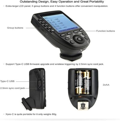 Unleash Your Creativity: Godox Xpro-C TTL Wireless Flash Trigger for Canon with Instant HSS and Custom Functions! - 이미지 6