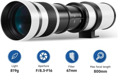 Unleash Your Creativity: JINTU 420-800mm Telephoto Lens for Canon EF Mount Cameras - 이미지 2