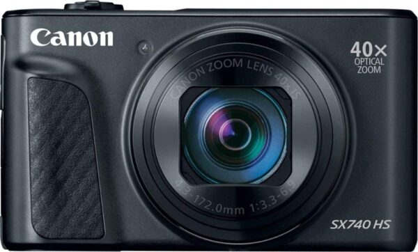 Unleash Your Creativity with the Canon PowerShot SX740 HS: 40x Zoom and 20.3MP Excellence in a Sleek Black Design!