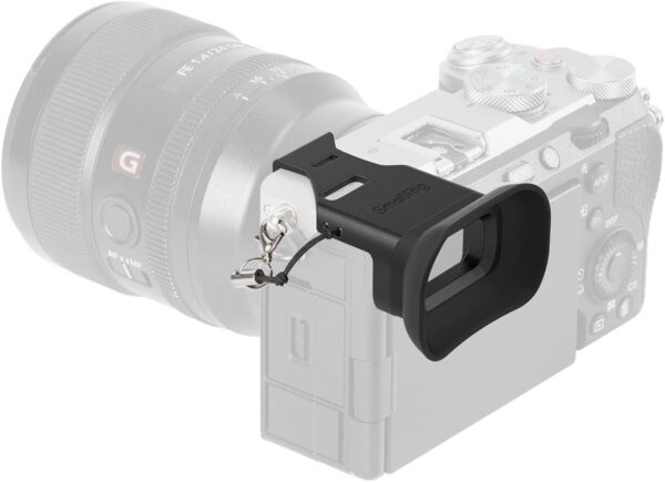 "Elevate Your Photography: Premium Eyecup for Sony Alpha 7C II/7CR - Soft Silicone with Lanyard for Enhanced Stability!"