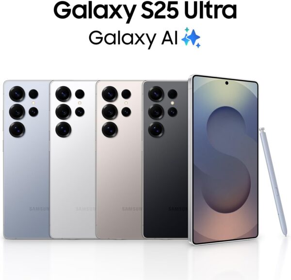SAMSUNG Galaxy S25 Ultra Cell Phone, 256GB AI Smartphone, Unlocked Android, AI Camera, Fast Processor, Long Battery Life, 2025, US 1 Yr Manufacturer Warranty, Titanium Black - Image 2