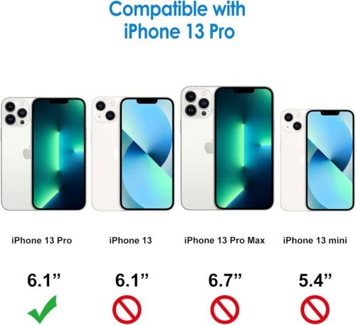 "Crystal-Clear Protection: JETech Shockproof Bumper Case for iPhone 13 Pro" - 이미지 2