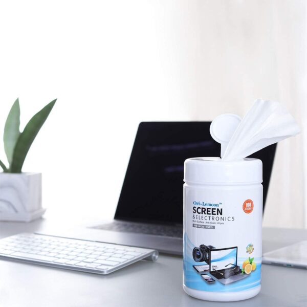 Monitor Wipes, Pre-Moistened Computer Screen Wipes for Electronics, Computer Monitor Cleaning Wipes for Eyeglasses, Tablets, Camera Lenses, Laptop, Screen Cleaner Wipes for Phones, TV, LCD - Image 6