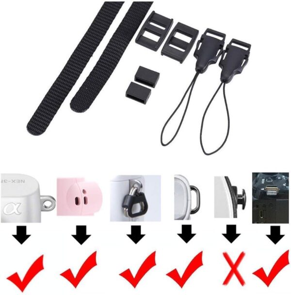 Bohemia Vintage Universal Adjustable Camera Camcorder Shoulder Neck Strap Belt with Harness Adapter Fits for DSLR Camera - Image 4