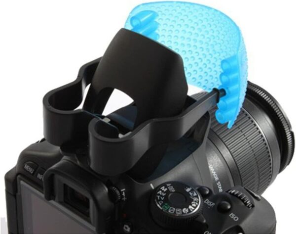 Diffuser Cover 1Set 3 Color 3 in 1 Pop-Up Flash Diffuser Cover with Bracket for DSLR Cameras Flash Bounce Diffuser Cover - Image 6