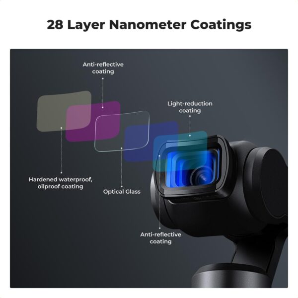 Transform Your Footage: K&F Concept 1.2X Anamorphic Lens for DJI Osmo Pocket 3 with Stunning Blue Streak Effects! - Image 5