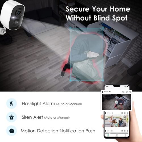 "Ultimate Wireless Security Solution: 4-Pack 2K AI-Powered Outdoor Cameras with Night Vision & 2-Way Talk!" - 이미지 4