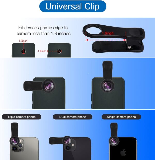 Unlock Your Smartphone's Potential: The Ultimate 3-in-1 Lens Kit for Stunning Photography - Image 7