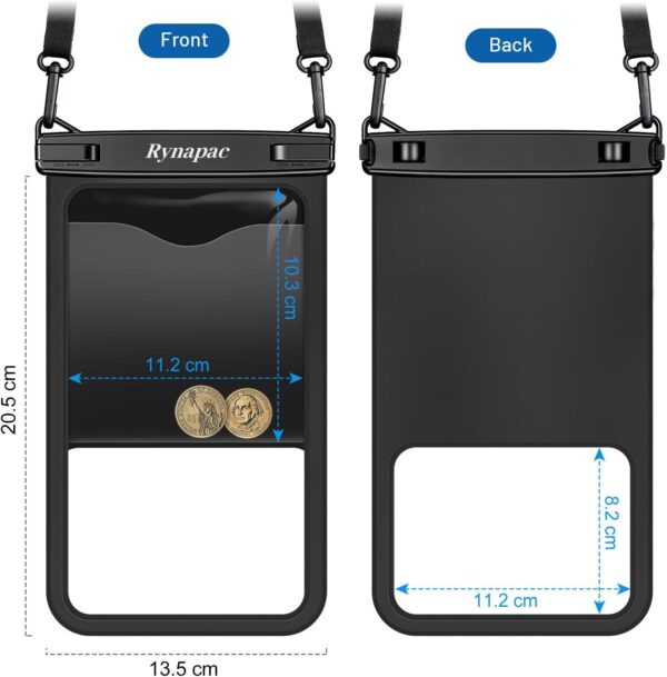 "Ultimate Waterproof Phone Protection: Dual-Pack Pouch for iPhone & Galaxy - Your Beach Travel Essential!" - Image 9