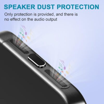 Ultimate USB-C Dust Protection: 4-Pack Charging Port Covers for iPhone 15 & 16 Series (Black) - 이미지 3